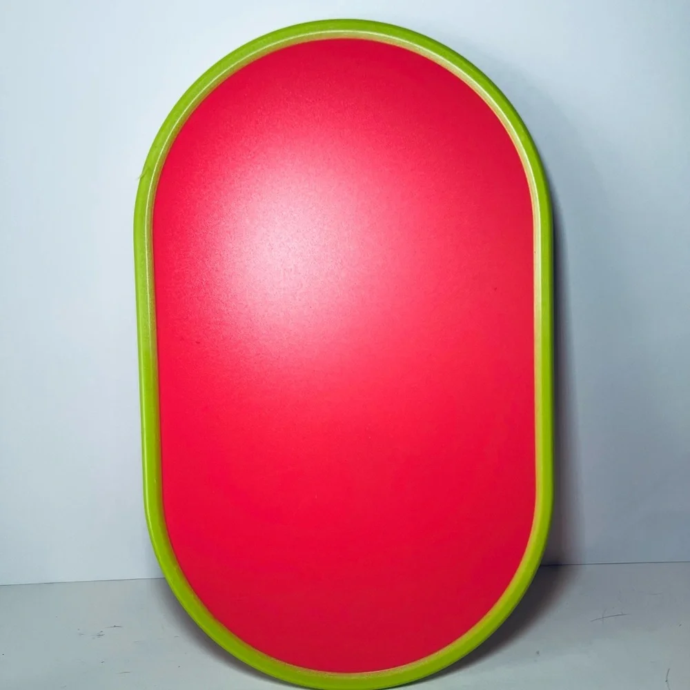 Watermelon Shaped Cutting Board Green and Pink Summer Cooking Fun - Picture 5 of 6